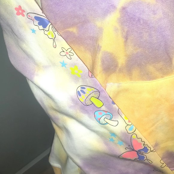 alab A-Lab Womens Size M Freela Mushroom Tie Dye Hoodie - Picture 6 of 9